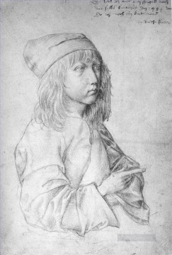 Albrecht Canvas - Self portrait at 13 Nothern Renaissance Albrecht Durer